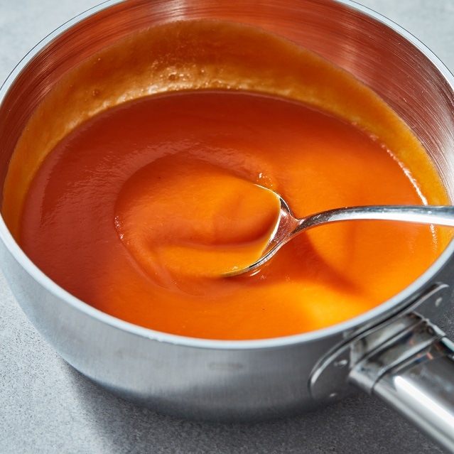 Geroosterde paprika coulis